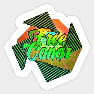 Free Conor: Irishwave Sticker